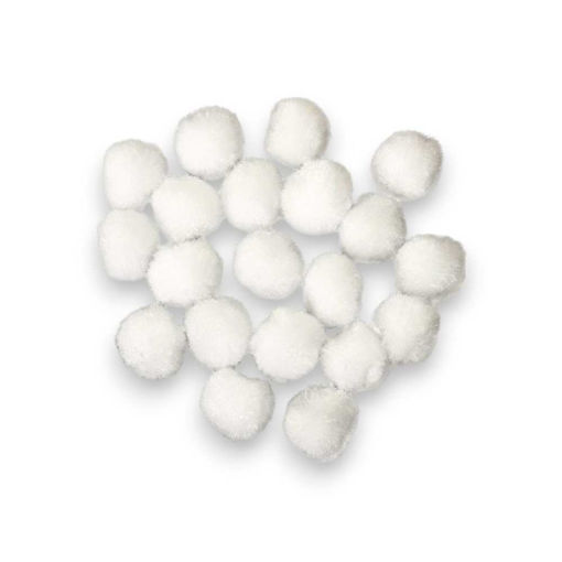 Picture of POMPOM WHITE 20MM - 20 PACK